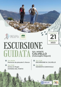 Escursione guidata sul Monte Calvello 2023