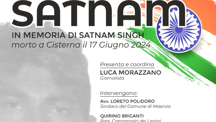 Una panchina per Satnam: In memoria di Satnam Singh