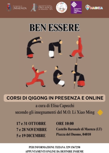 Corsi di Qigong in presenza e online